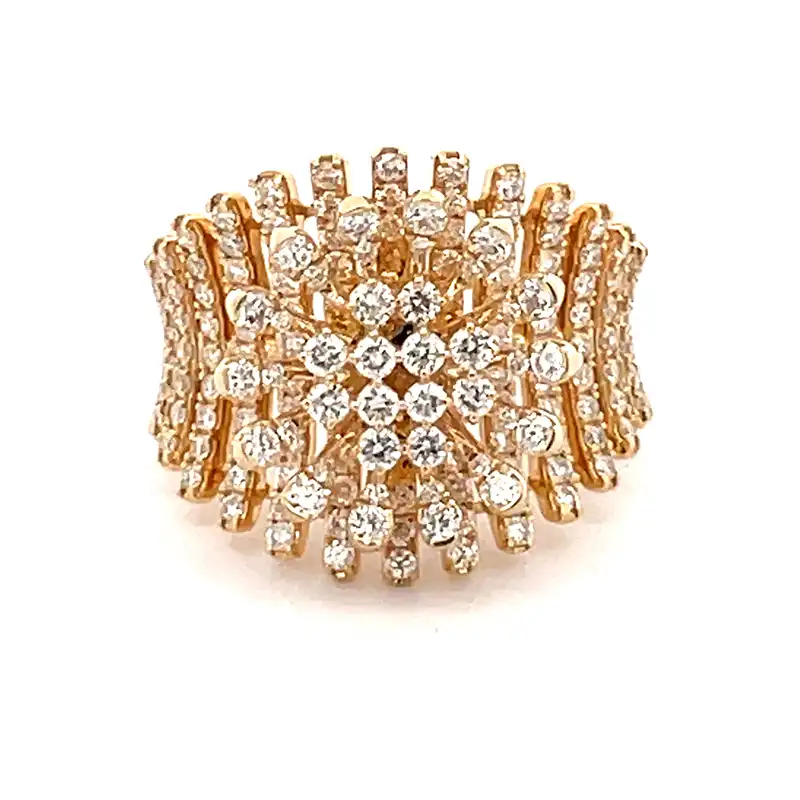 18K Yellow Gold Diamond Ring